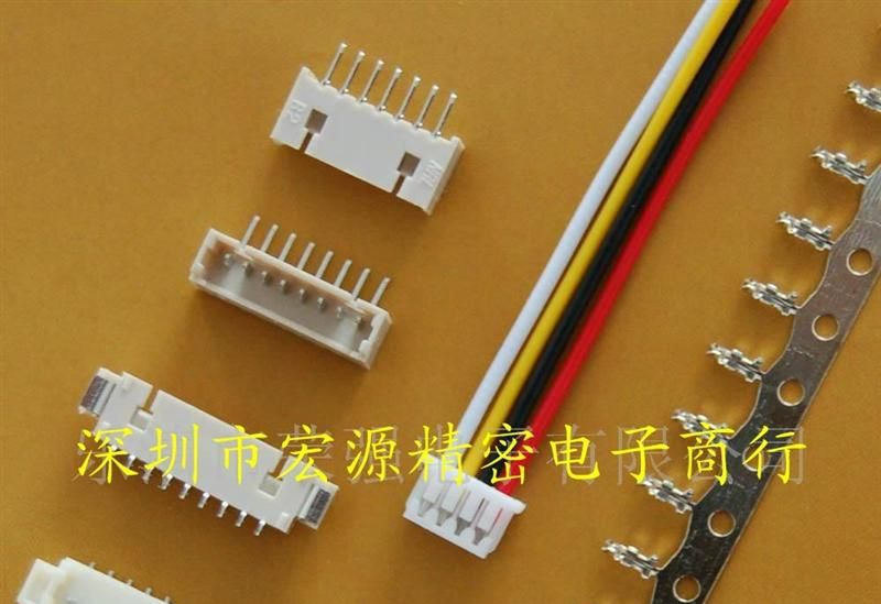 1.25 1.25mm连接器，接插件，针座，胶壳，端子2-16P