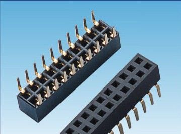 2.00mm排母 双排 蜈蚣脚 W5.0/6.0