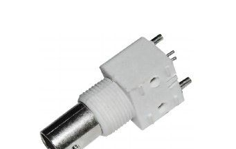 射频同轴连接器（RF）BNC（白胶、180度插板）(RX-2009)