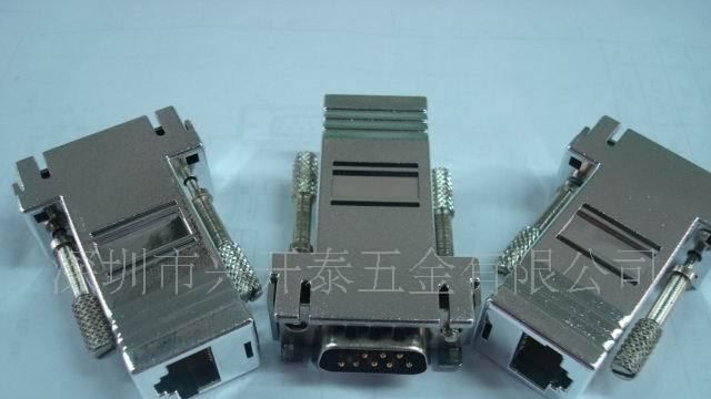 供应兴开泰DB9-RJ45电脑转接头（8P8C）