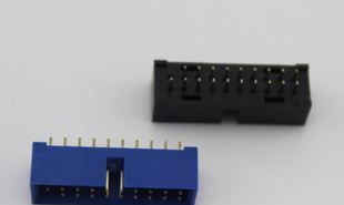 供应USB3.0 20pin DIP 180D公座连接器插座