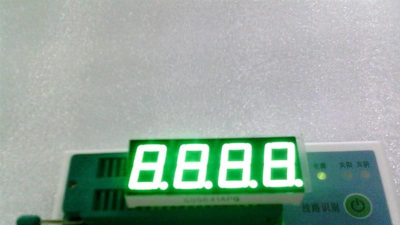 光彩常规LED四位绿色数码管