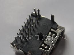 供应MOLEX版三排DIP式HDMI连接器
