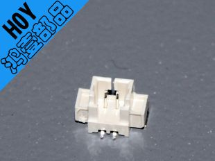 连接器厂家供应1.25间距1.25-2pin立式贴片接带线端子FPC连接器