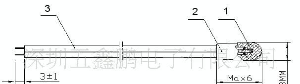 锂电池保护NTC温度传感器UL3302单线热敏电阻