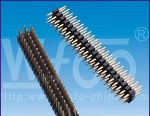 供应2.0mm 间距排针, 三排, 90度