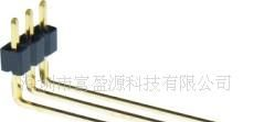 供应2.54弯排针90度，单塑，双塑