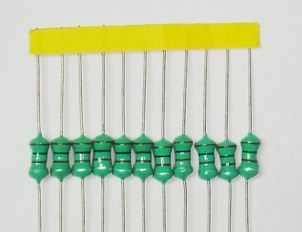 供应1/4W 1/2W 1W 色环电感 价格低廉
