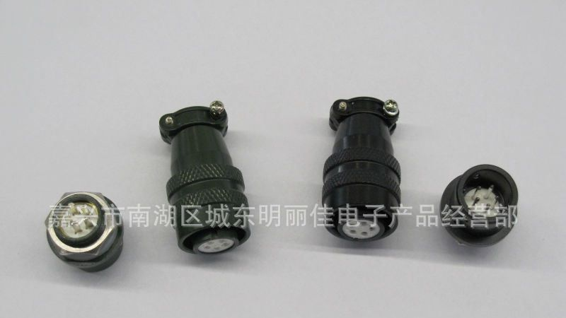 供应XS12快速插拔连接器/航空插头/3，4，5，7芯