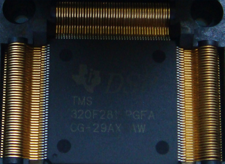 供应 TMS320F28015/TMS320F28016量产型编程器  测试座