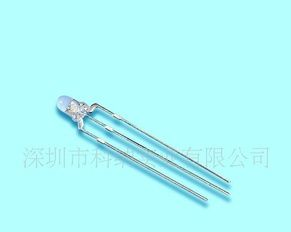 供应3mm共阳双色灯