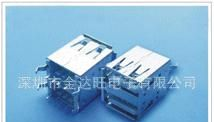 供应电脑连接器USB  A母焊线180度 A母全贴