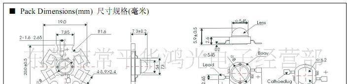 供应大功率led白光、大功率白光led（1W 110-130lm)