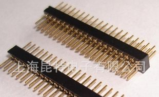厂家直销PH1.27,2.0,2.54双凸圆针IC插座 圆孔排针 针座
