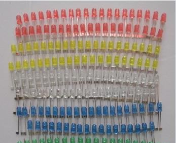 LED圆头短脚红光 F5圆头红光 F3圆头红光 LED发光二极管系列产品