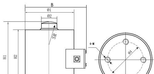厂家生产 JLHT筒式荷重传感器  称重传感器