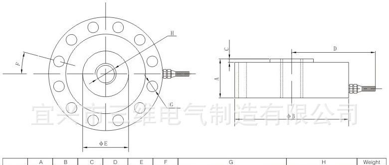 轮辐式称重传感器(LFA)