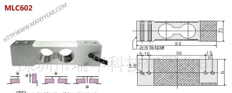 长期大量供应平行梁式称重测力传感器MLC602