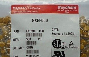 供应Raychem TYCO自恢复保险丝60V/72V 500MA