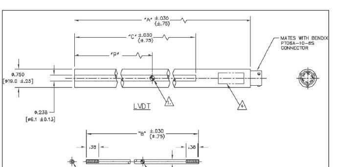 美国精量MEAS HC485数字输出直线位移传感器 LVDT