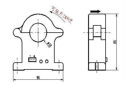 涌纬自控 YWG-HTD-7霍尔电流变送器