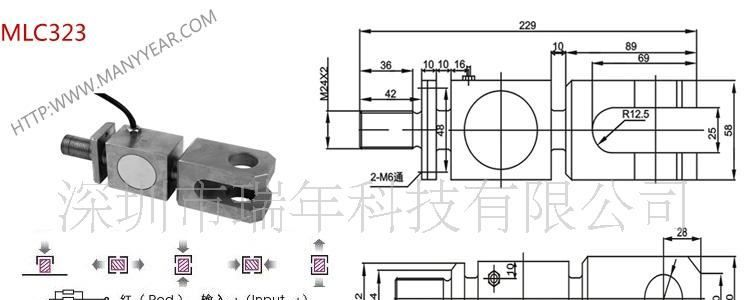 供应S型称重测力传感器MLC323