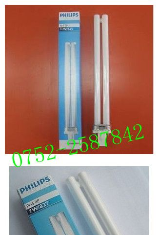 供应PHILIPS 飞利浦节能灯管 PL-S 2P 2针 4P  7W/9W/11W 插管