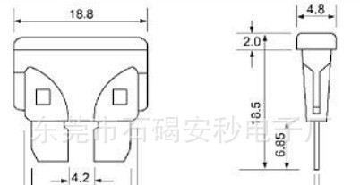 诚信商家供应汽车保险丝ANS-001，中号汽车保险丝