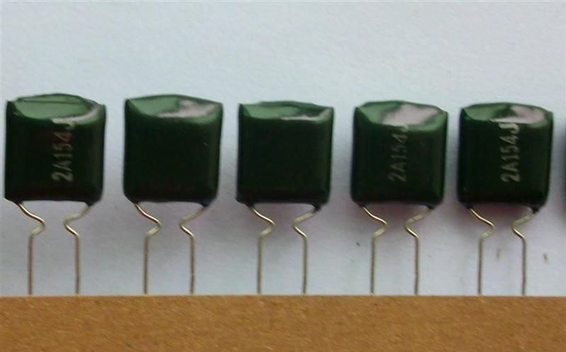 东莞厂家现货供应编带散装薄膜涤纶电容器2A154J