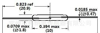 俄罗斯MKA干簧管 MKA-10110