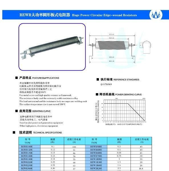 供应板式电阻器、大功率风车电阻器