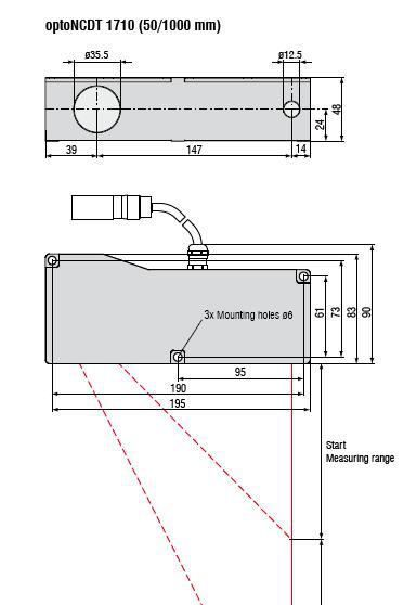 供应一体化蓝光CCD激光位移传感器ILD1700BL