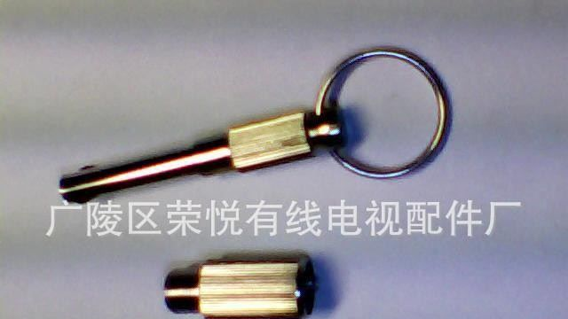 供应：L9有线电视器材接头，铜制产品，电视电缆连接器，接插件