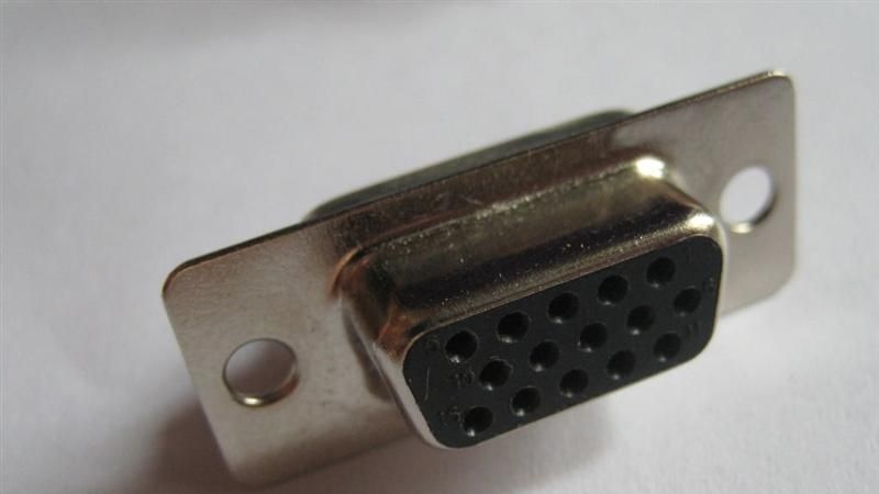 供应DB 9PIN母头焊线式连接器
