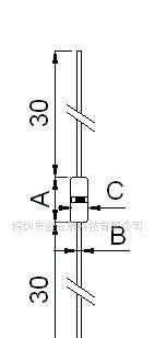 MF58轴向玻封NTC热敏电阻(金石泰）40.27K±1％3950，现货热销