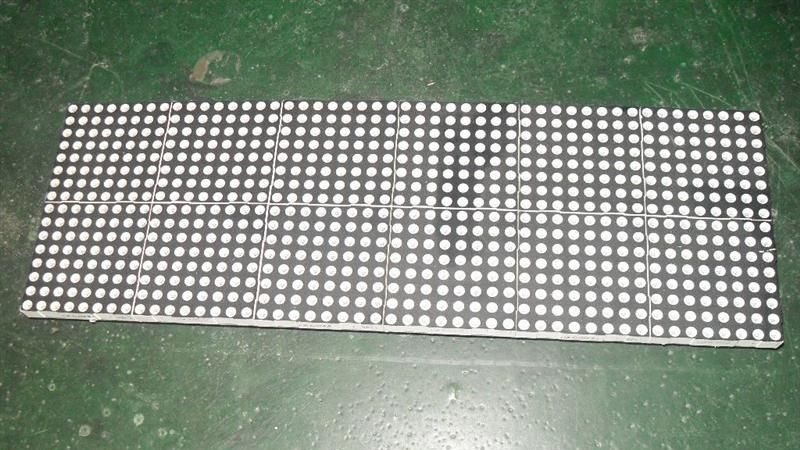 供应5.0高亮双色3个字LED单元板