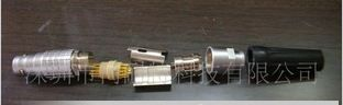 LEMO雷莫航空插头FGG 1B 圆柱型插拔自锁连接器