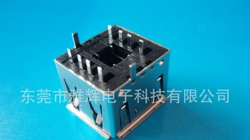 USB AF 180度短体 连接器   /插头