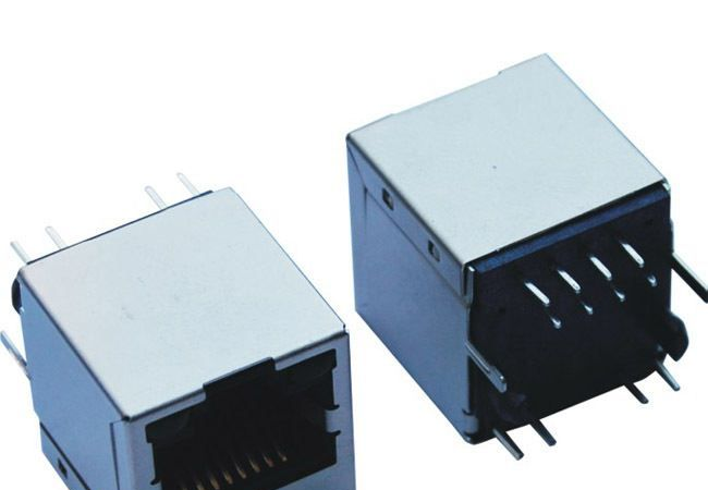 RJ45+Transformer 10P8C 180° 10/100/1000兆 网络变压器 rj4_电子元器件_维库仪器仪表网