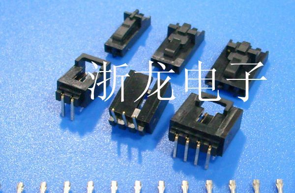 供应TJC8杜邦2.54带锁带扣直针，胶壳，端子，条形连接器，接插件