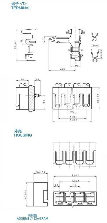 直销 JC25间距条形连接器