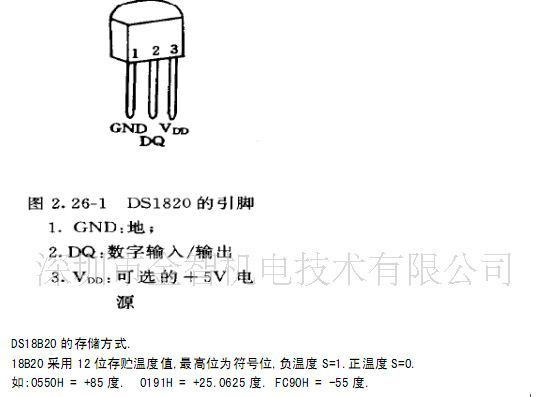 供应DS18B20传感器
