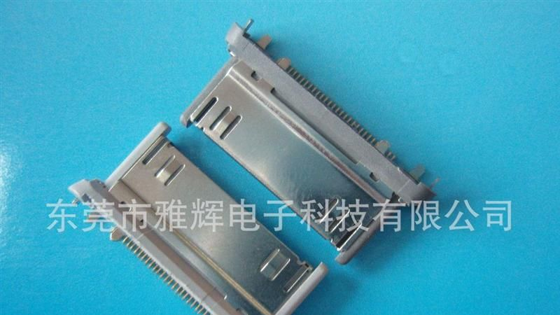 IPOD 30pin 斜15度SMT10PIN连接器   苹果30PIN插头