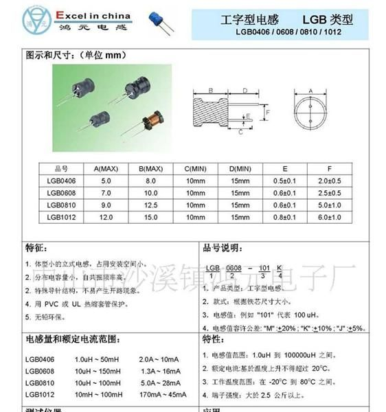 厂家供应大功率工字电感