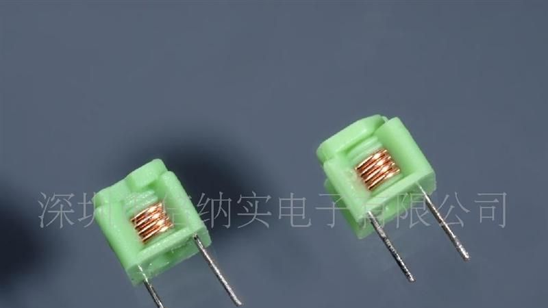 供应5mm模压可调电感(图)，防盗器电感，可调线圈，超低价
