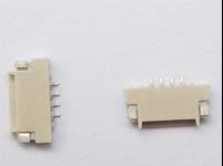 1.0mm间距,1.5mm高,双面接触,FPC连接器
