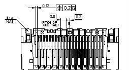 原装Molex连接器/0.3mm间距0.62高度FPC/5027613300/502761-3300