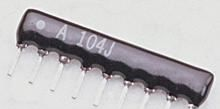 直插单排排阻 5脚排阻 103网络电阻 A05
