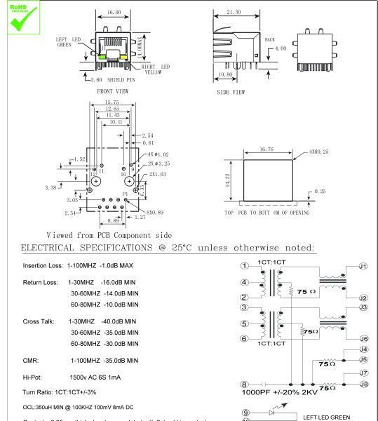 水晶头RJ45
