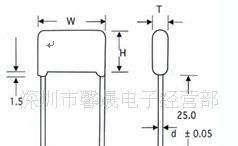 CBB21金属化聚丙烯膜电容器MPP400V223